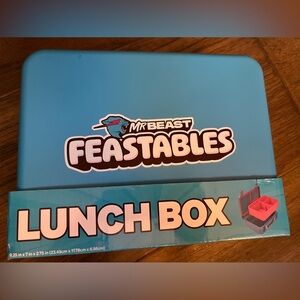 Mr. Beast Feastables Collectible Blue Lunch Box